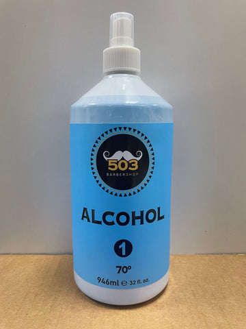 503 BARBER 70% ALCOHOL #1 32oz (BLUE)