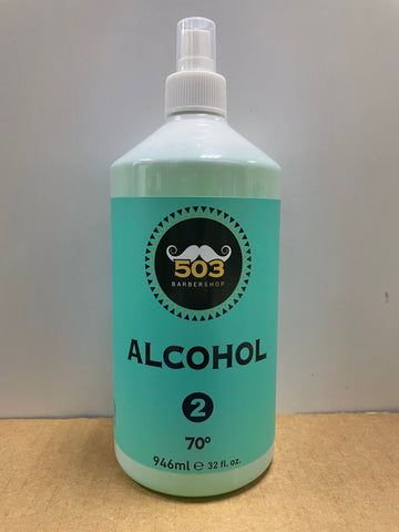 503 BARBER 70% ALCOHOL #2 32oz (GREEN)
