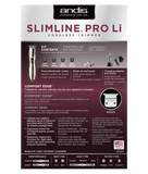 Andis SlimLine Pro Li Cordless Trimmer - Chrome [32400]