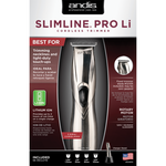 Andis SlimLine Pro Li Cordless Trimmer - Chrome [32400]